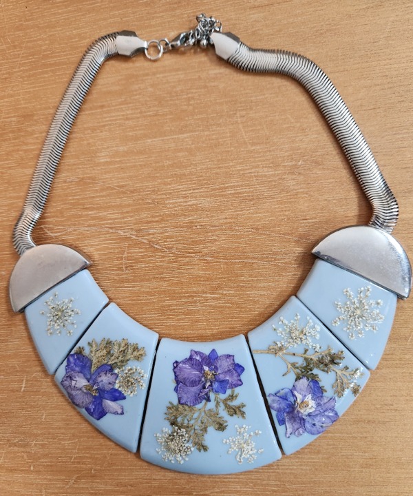 Pressed Flower Necklace