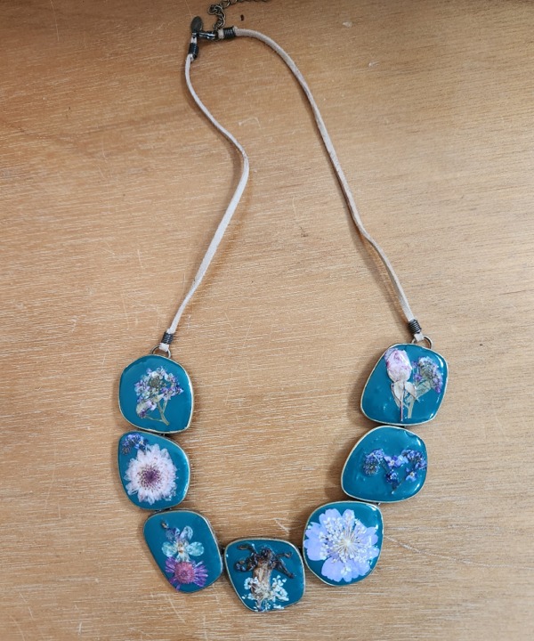 Pressed Flower Necklace