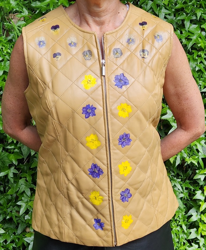 Quilted Leather Vest